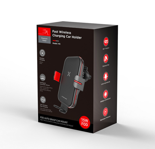 Fast Wireless Charging Car Holder M5 15W