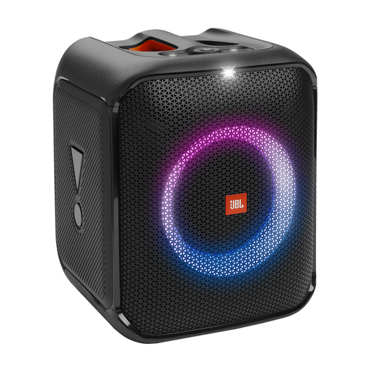 JBL PartyBox Encore Essential Portable Party Speaker, with 100W Powerful  Sound and Built-in Dynamic Light Show Lights (Black)