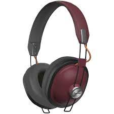 Panasonic RP-HTX80B-R Retro Over-Ear Wireless Headphoness RPHTX80B-Red/A-Stock