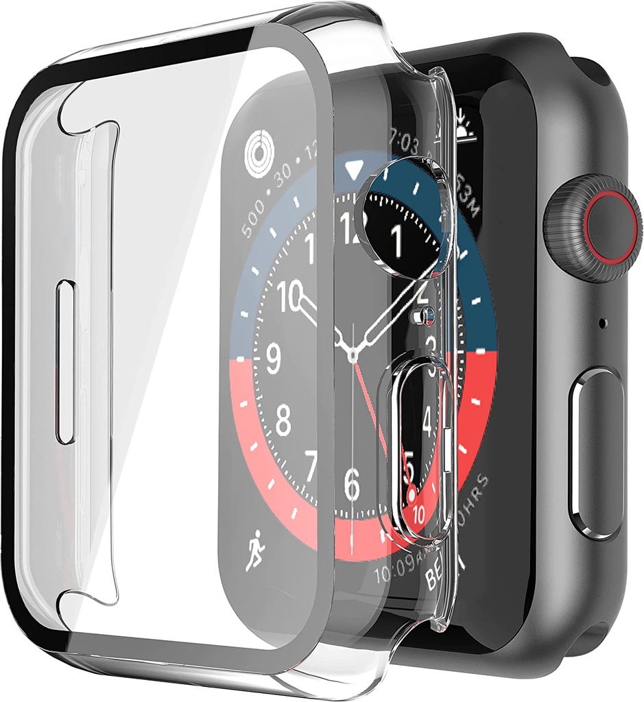Apple Watch 41mm Transparent Pc+Glass case