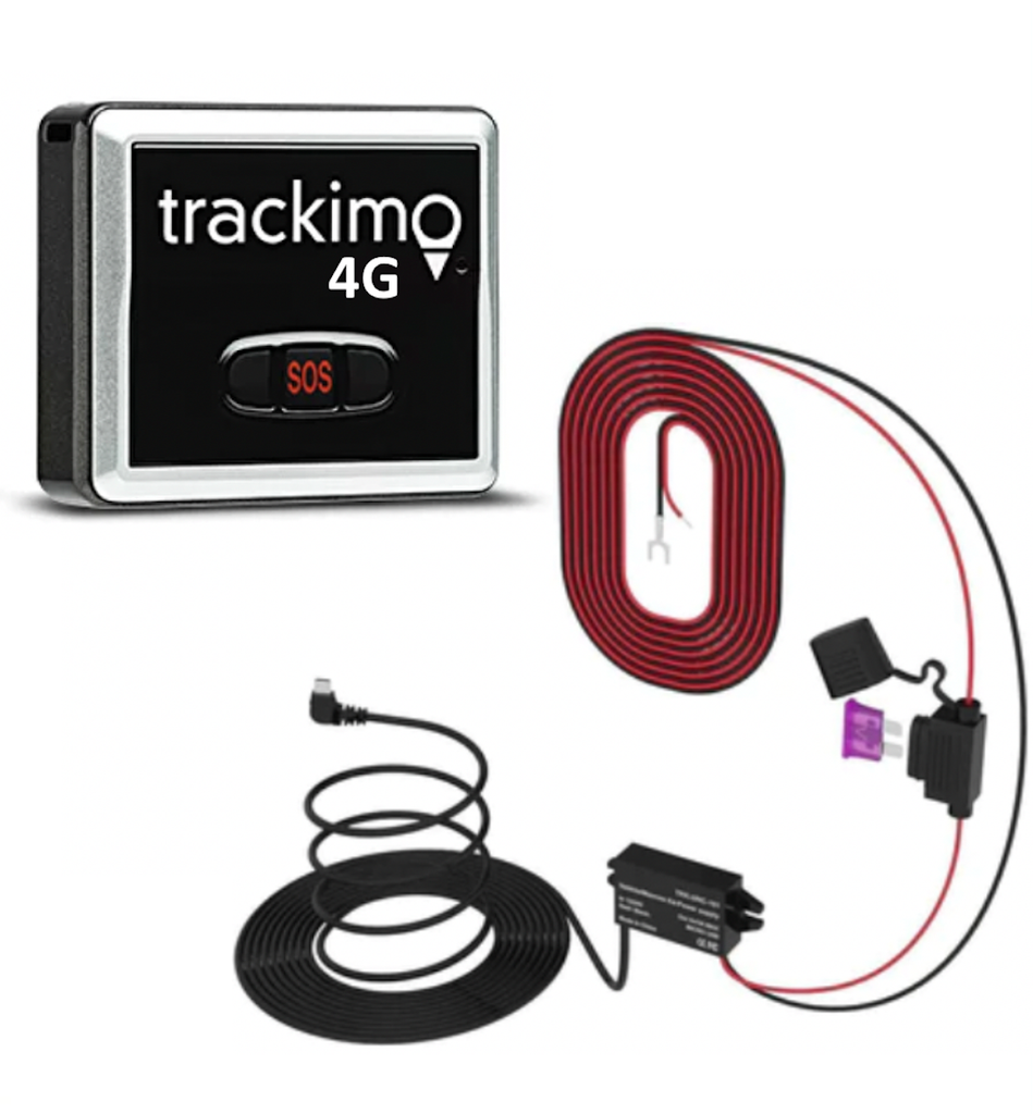 Trackimo 4G Universal GPS Tracker/Vehicle Tracker + Installation Kit Combo