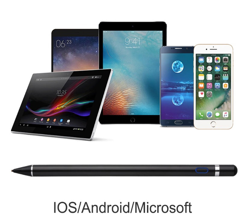 WIWU Picasso Rechargeable Stylus Pen for All iPad/iPhone/iPod/Tablet/& other Phones/Apple Pen/Pencil /White