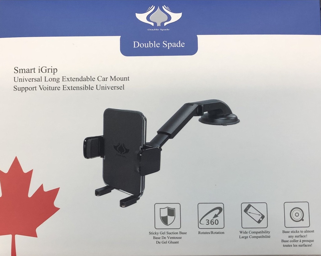 Double Spade Smart iGrip Universal Long Extendable Car Mount /602318743206
