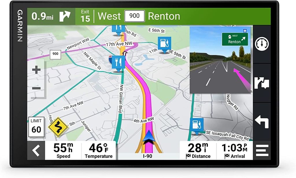 Garmin Drive Smart 86/ 8 Inch GPS Navigator with High-Resolution Maps and Garmin Voice Assist/  010-02471-00