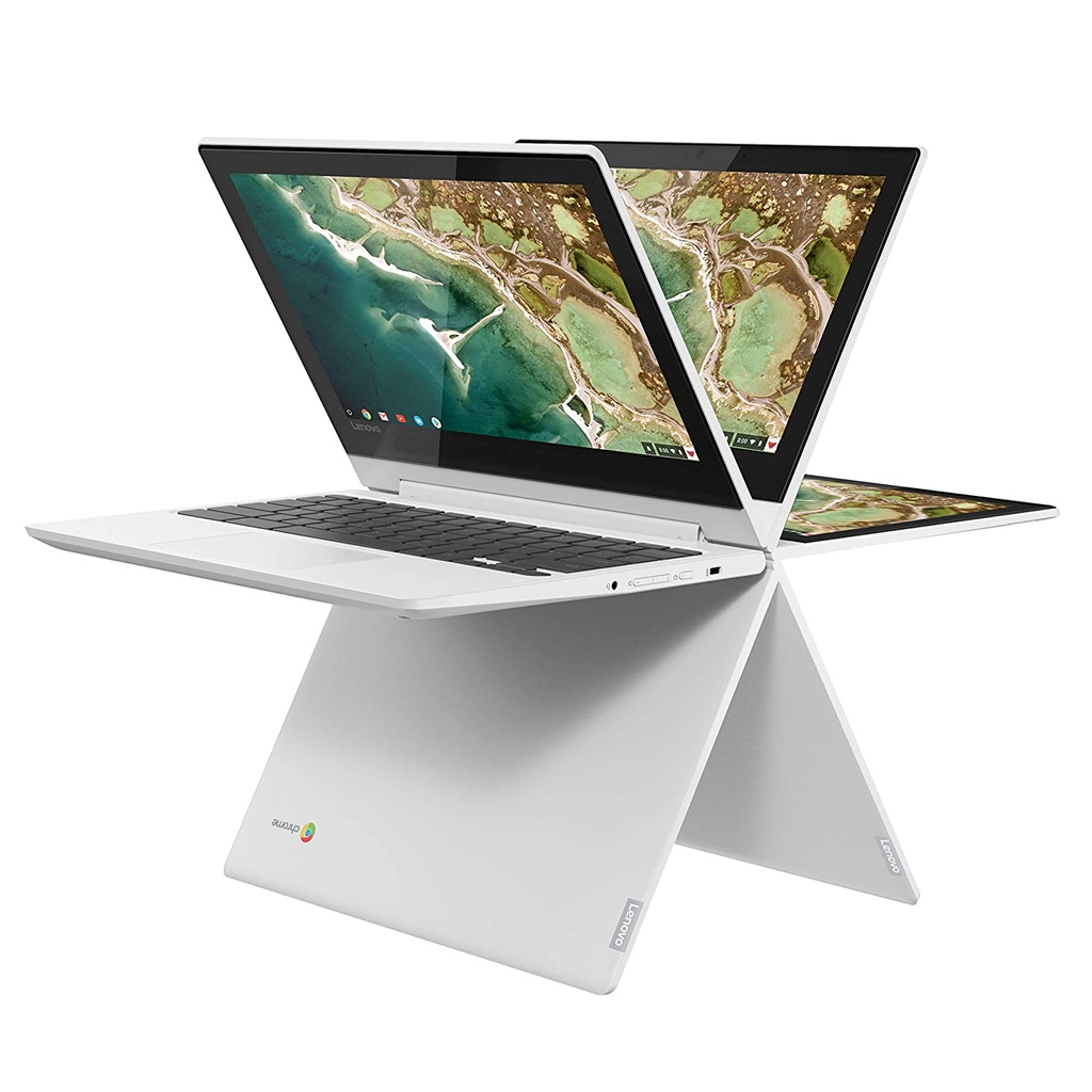 Lenovo Chromebook C330 2-in-1 Convertible Laptop, 11.6-Inch HD (1366 x 768) IPS Display, MediaTek MT8173C Processor, 4GB LPDDR3, 64 GB eMMC, Chrome OS/Touch Screen/Blizzard White/A-Stock