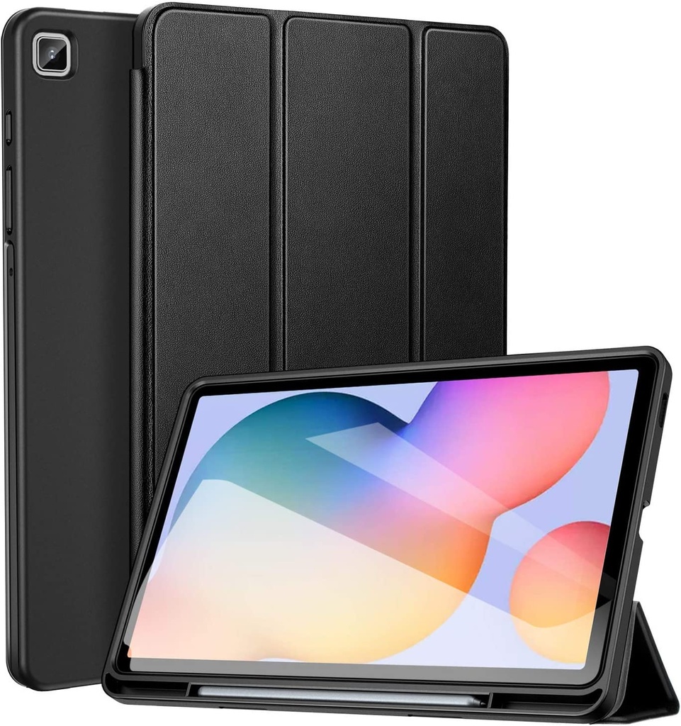 Original Samsung Tab S6 Lite 10.4" case with Pen Holder, Model SM-P610/P613/P615/P619, Black, A Stock