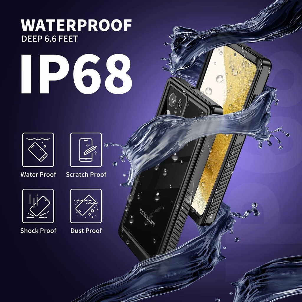 DropProof Waterproof SnowProof and DirtProof Case for Samsung S24 series