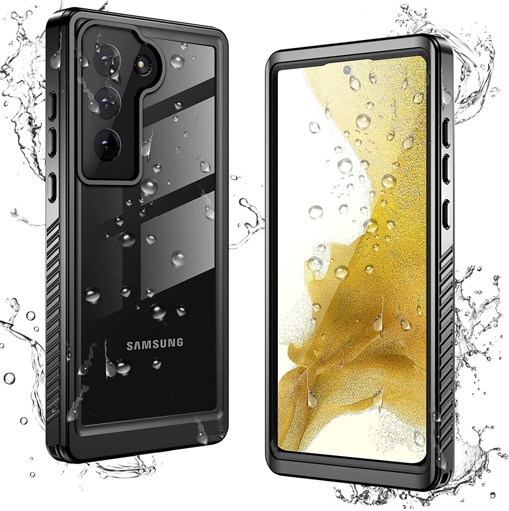 DropProof Waterproof SnowProof DirtProof Clear Case Samsung S24, S24 Plus and S24 ultra