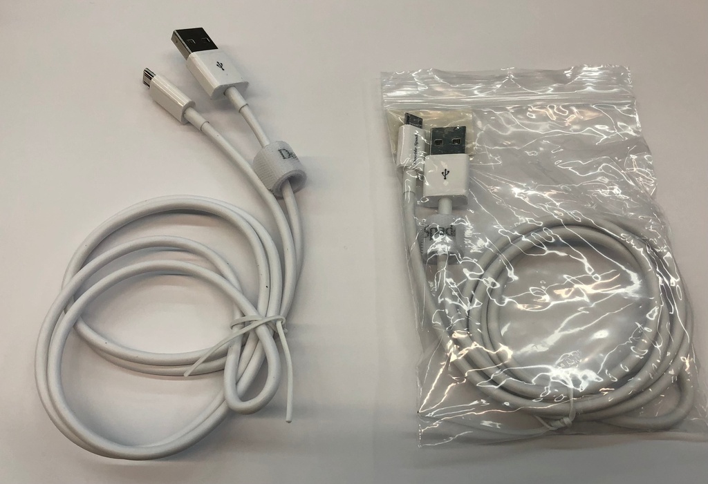 2 Pack Double Spade Micro USB to USB A Cable TPE Charge & Sync Cable (3.3ft. / 1metre)/602318743220