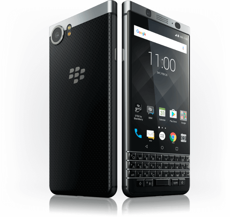 BlackBerry KEYone Unlocked Android Smartphone 4G LTE, 32GB/AWS/Open Box-Silver